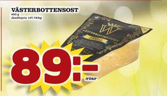 Nya Pulsen Västerbottensost erbjuda