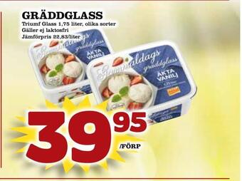 Nya Pulsen Gräddglass erbjuda