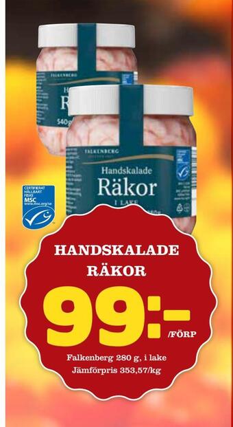 Nya Pulsen Handskalade räkor erbjuda