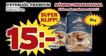 Nya Pulsen Vetemjöl premium erbjuda
