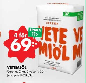 ÖoB Vetemjöl erbjuda