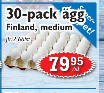T-jarlen 30-pack ägg erbjuda