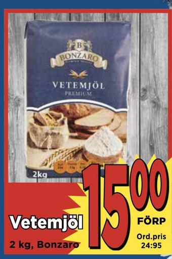Supergrossen Vetemjöl erbjuda