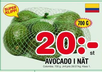 Nya Pulsen Avocado i nät erbjuda