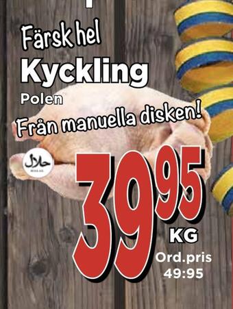Supergrossen Kyckling erbjuda