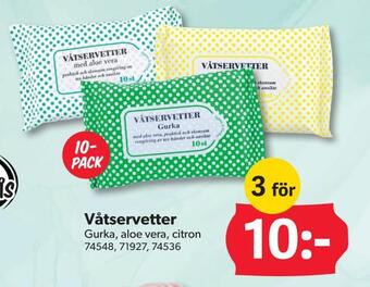 DollarStore Våtservetter erbjuda