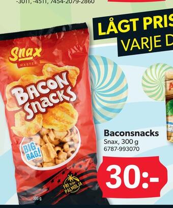 DollarStore Baconsnacks erbjuda