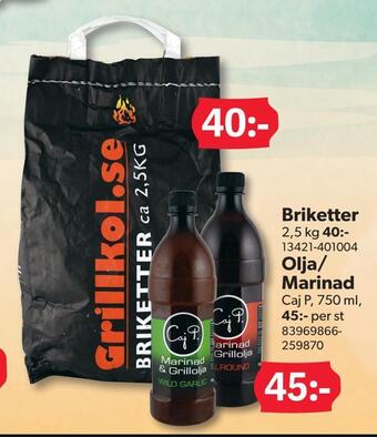 DollarStore Briketter erbjuda