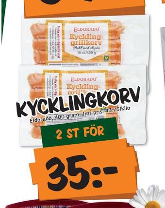Bazaar Food market Kycklingkorv erbjuda
