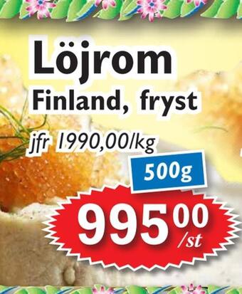 T-jarlen Löjrom erbjuda