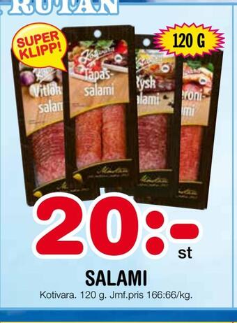 Nya Pulsen Salami erbjuda