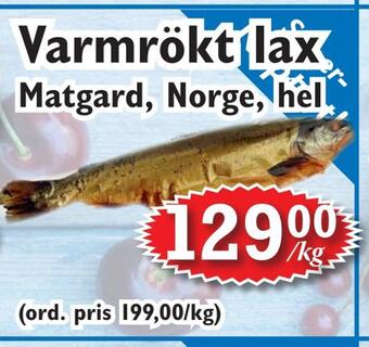 T-jarlen Varmrökt lax erbjuda