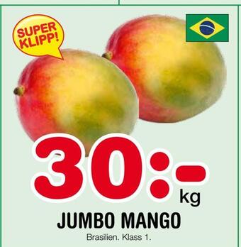Nya Pulsen Jumbo mango erbjuda