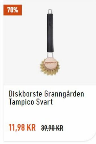 Granngården Diskborste Granngården Tampico Svart erbjuda