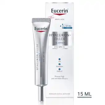 Apotek Hjärtat Eucerin hyaluron-filler eye cream spf15 15 ml erbjuda