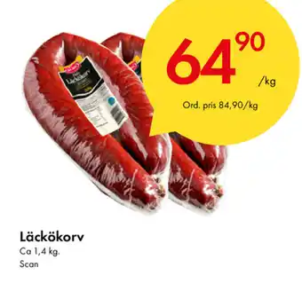 Snabbgross Scan Läckökorv 1,4kg erbjuda
