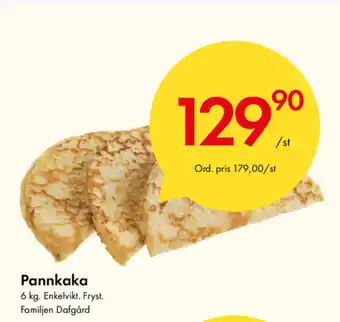 Snabbgross Familjen Dafgård Pannkaka 6kg erbjuda
