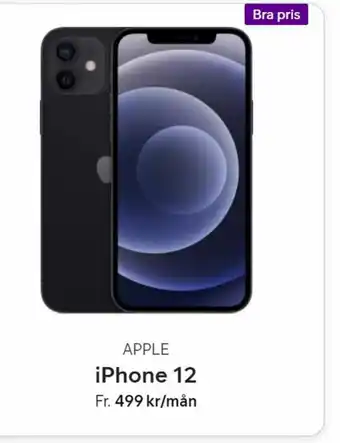 Telia APPLE iPhone 12 erbjuda