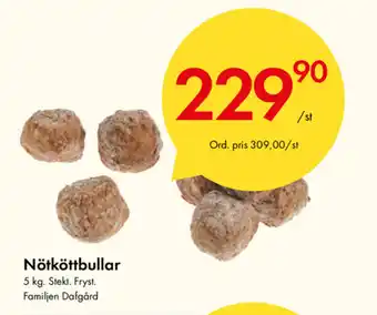 Familjen Dafgård Nötköttbullar 5kg