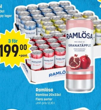 Eurocash Ramlösa 20x33cl erbjuda