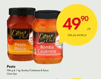 Snabbgross Citres Spa Pesto 980g erbjuda