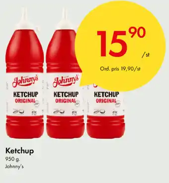 Snabbgross Johnny's Ketchup 950g erbjuda