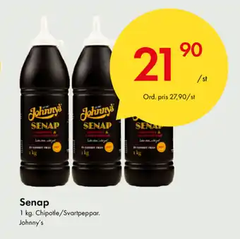 Snabbgross Johnny's Senap 1kg erbjuda