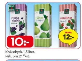Bo Ohlsson Kivik fruktdryck erbjuda
