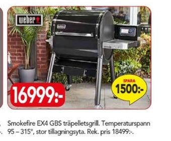 Bo Ohlsson Weber träpelletsgrill erbjuda