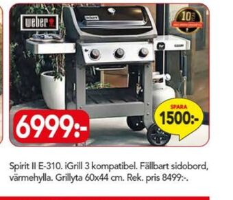 Bo Ohlsson Weber gasolgrill erbjuda