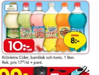 Blå dåre läskedryck