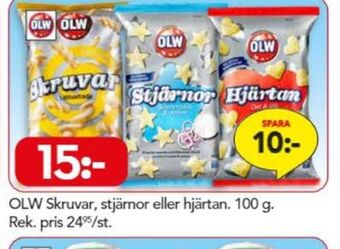 Bo Ohlsson Olw snacks erbjuda