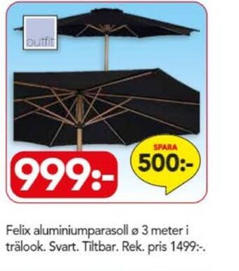Bo Ohlsson Outfit parasoll erbjuda