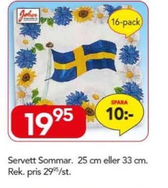 Bo Ohlsson Joker servetter erbjuda
