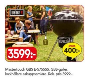 Bo Ohlsson Weber klotgrill erbjuda