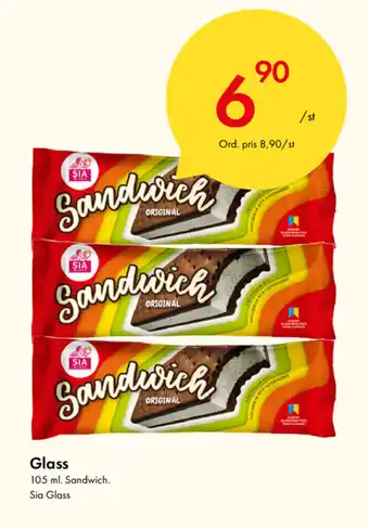 Snabbgross Sia Glass Sandwich 105ml erbjuda