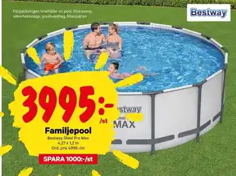City Gross Bestway Familjepool erbjuda