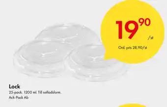 Snabbgross Ack-Pack Ab Lock 25-pack erbjuda