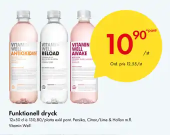 Vitamin Well Funktionell dryck 12x50cl