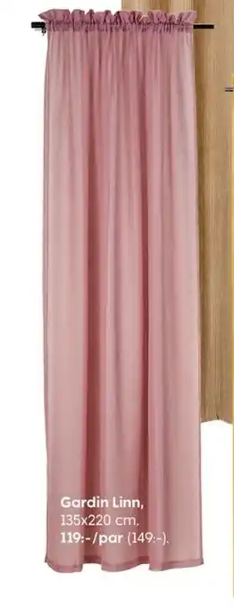 Linn Gardin 135x220cm
