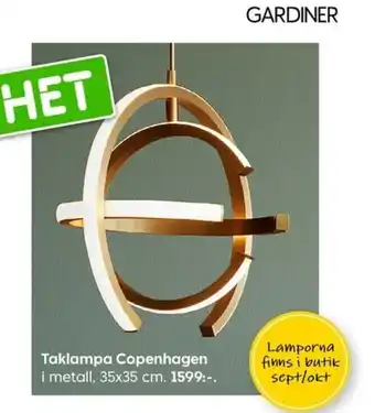 Rusta Copenhagen Taklampa 35x35cm erbjuda