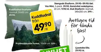 Rusta Elsaform Kuddfodral 50x50cm erbjuda