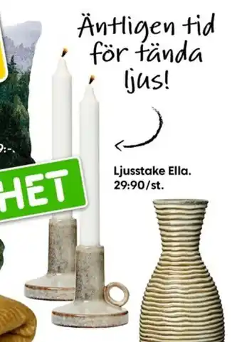 Rusta Ella Ljusstake erbjuda