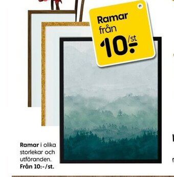 Rusta Ramar erbjuda