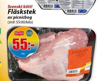 Extra Mjällby Stormarknad Svenskt kött! Fläskstek av picnicbog erbjuda