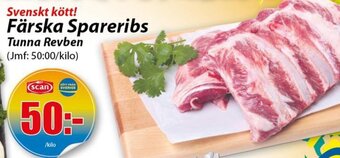 Extra Mjällby Stormarknad Svenskt kött! Färska Spareribs erbjuda