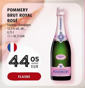 Scandinavian Park Pommery brut royal rosé erbjuda