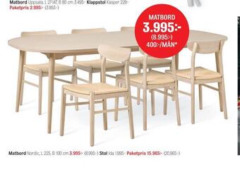 Mio Matbord erbjuda