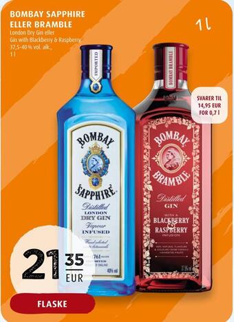 Scandinavian Park Bombay sapphire eller bramble erbjuda