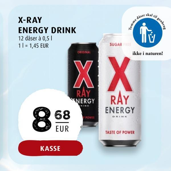 Xray energy drink erbjudande hos Scandinavian Park
